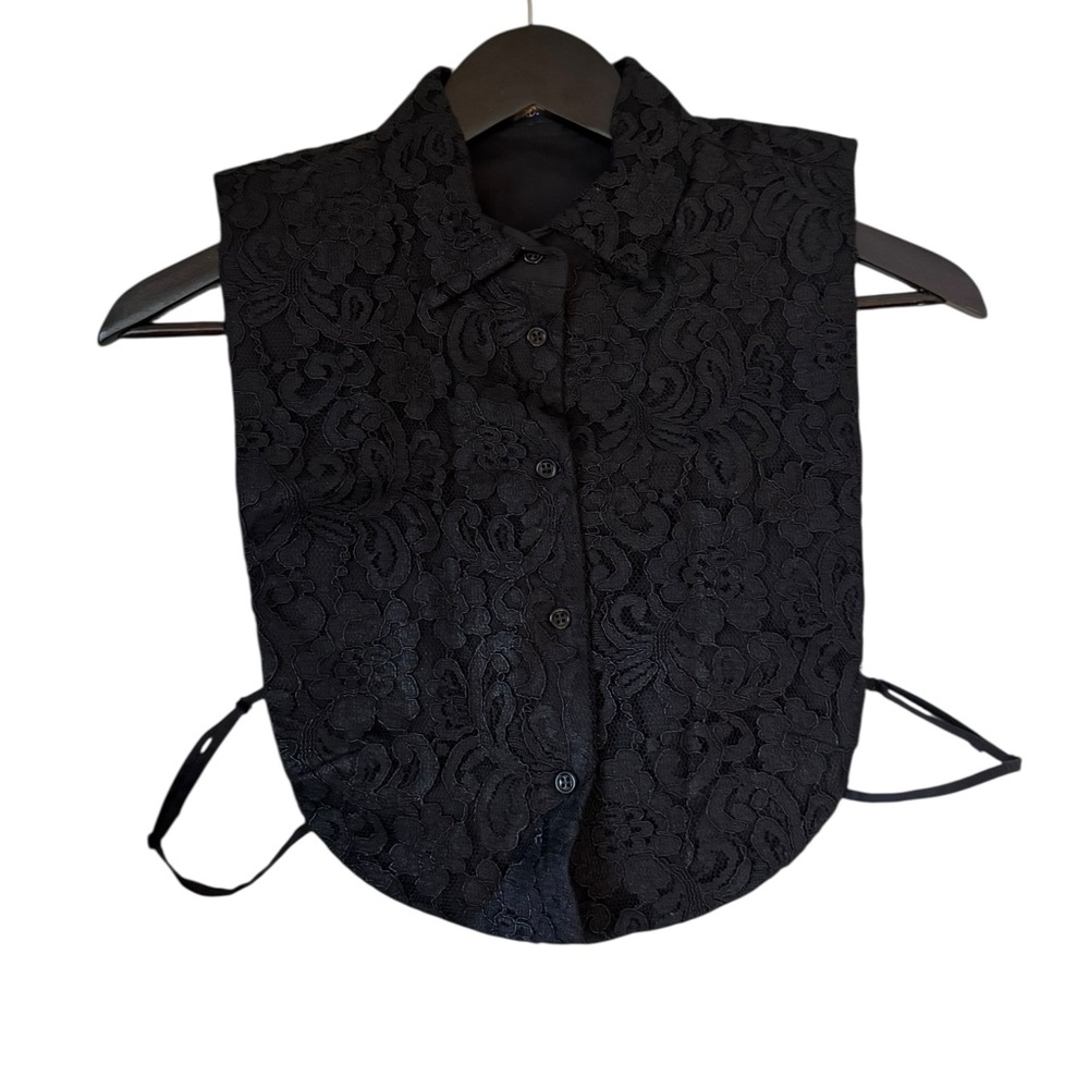 Purdey Black Lace Adjustable Strap Dickie(NWOT)